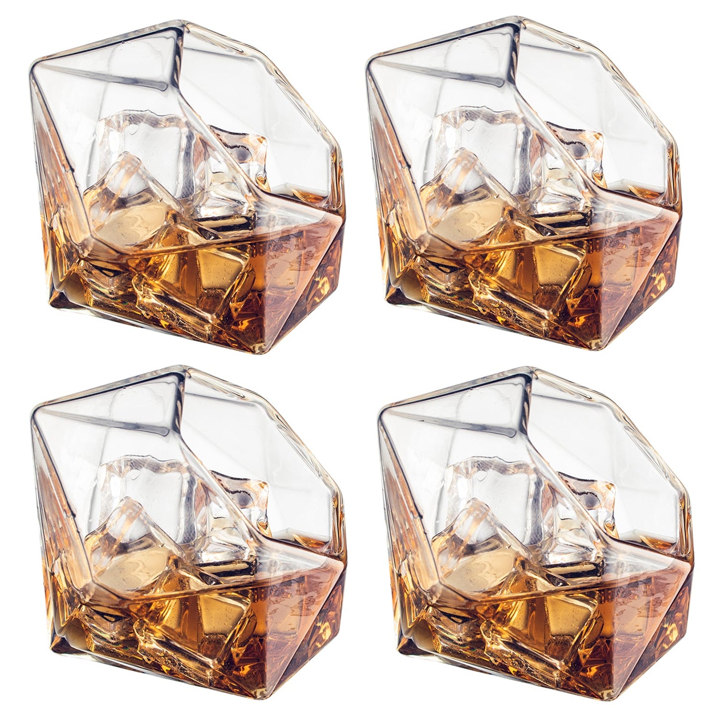 Diamond Glasses (Set of 4) - by The Wine Savant
