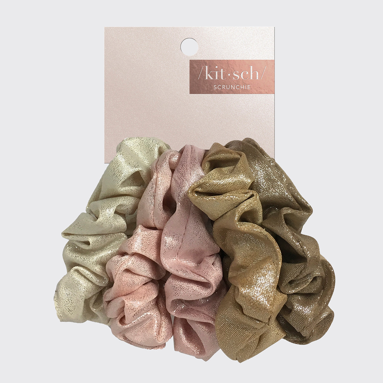 Metallic Scrunchies - Blush by KITSCH