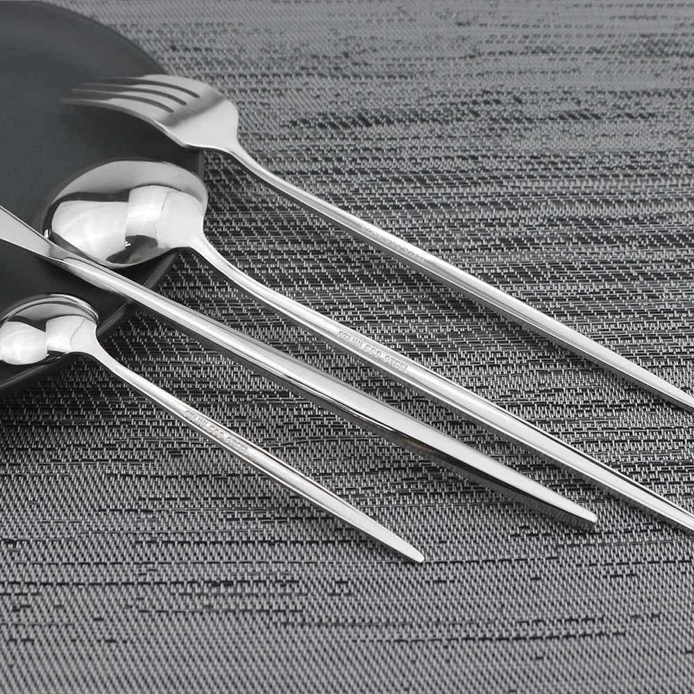 24pcs Stainless Steel Cutlery Set by Blak Hom