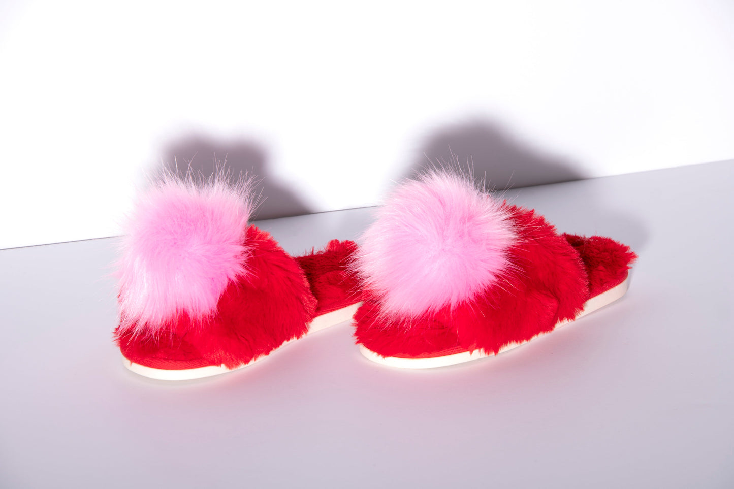 Shiraleah Assorted Set of 2 Amor Slippers, Red by Shiraleah