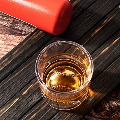 Baseball Whiskey Glass - 12oz Single Whiskey Glass - by The Wine Savant