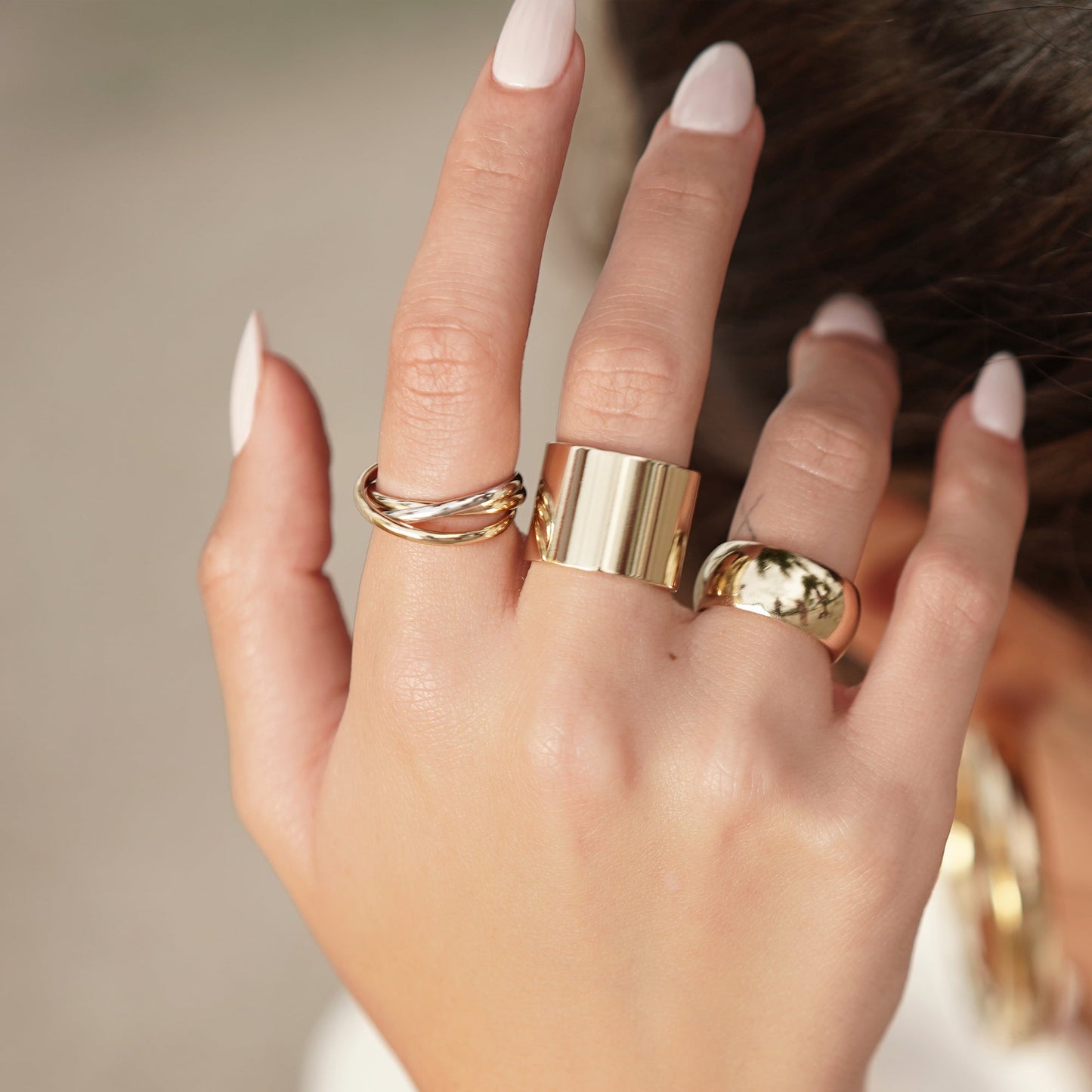 THICK FLAT RING by eklexic