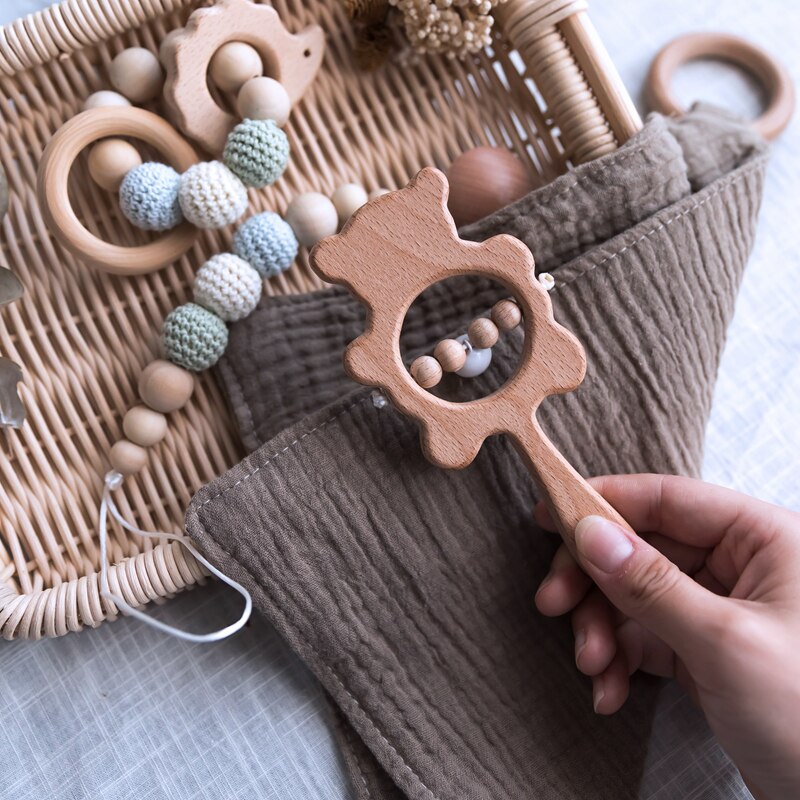 Baby Wooden Teether by Faz