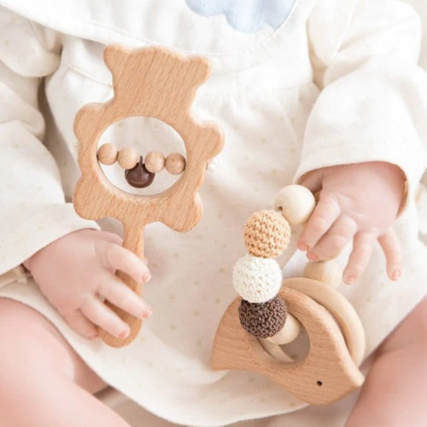 Baby Wooden Teether by Faz