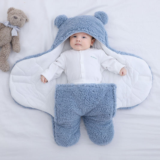 Baby Sleeping Bag Ultra-Soft Fluffy Fleece Newborn Receiving Blanket Infant Boys Girls ClothesSleeping Nursery Wrap Swaddle by A Bit Unique Boutique