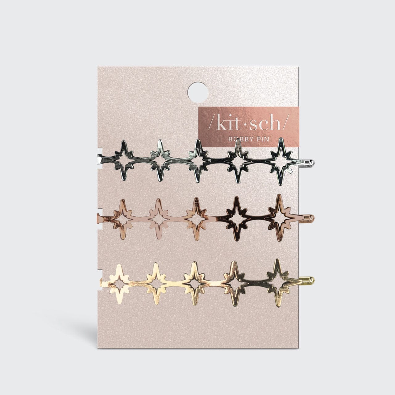 Starburst Metal Bobby Pins by KITSCH