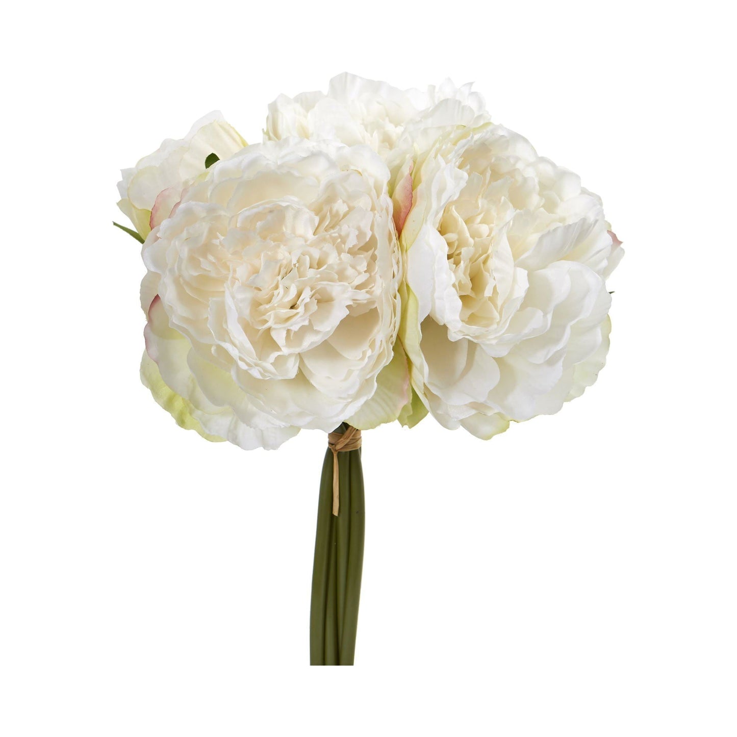 Peony Bouquet Artificial Flower (Set of 6) by Nearly Natural