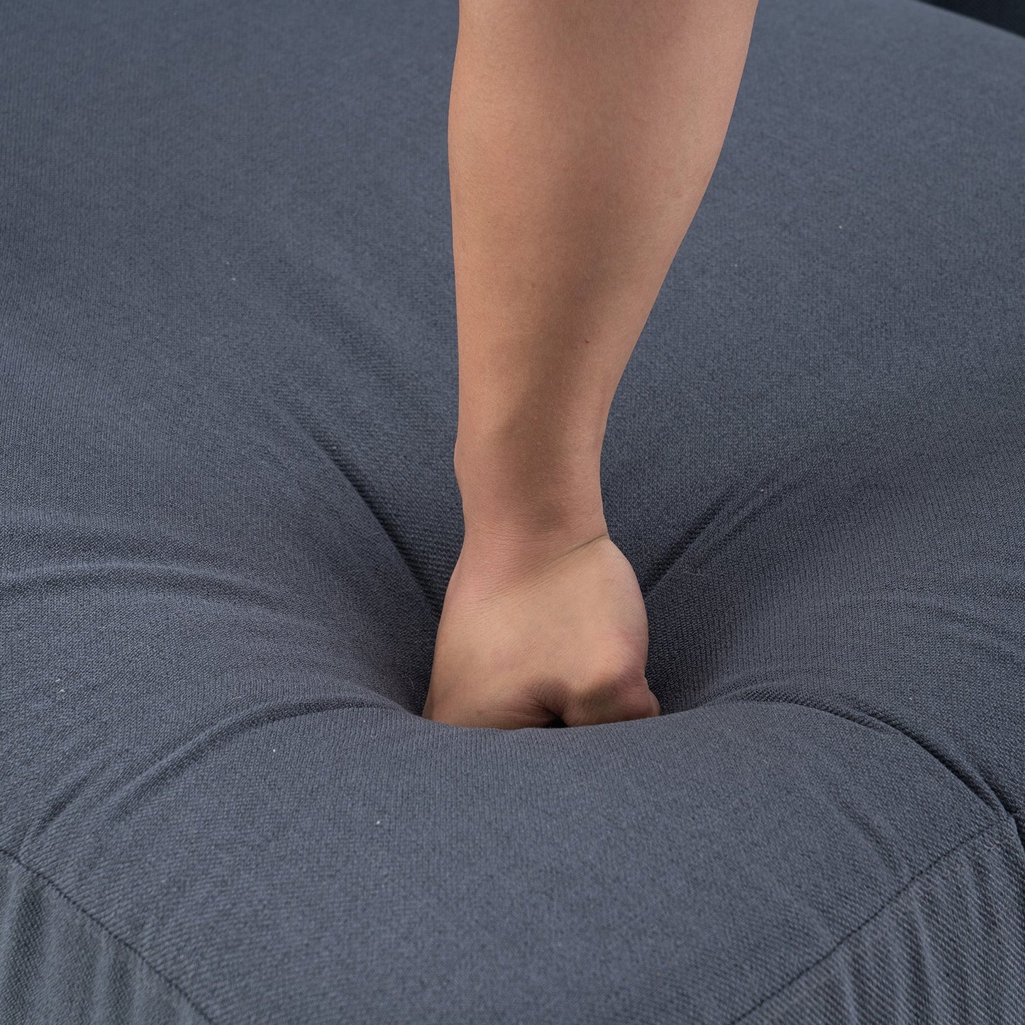 U-Shape Fabric Modular Sofa Dark Gray by Blak Hom