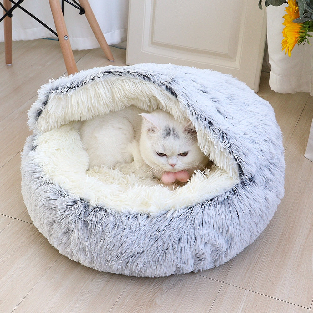 Cat & Dog Round Sleeping Bag Cave by PetWithMe