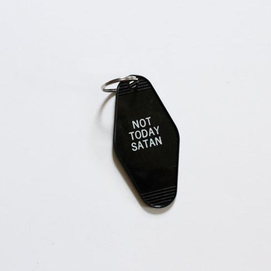 "Not Today Satan" Keychain by White Market