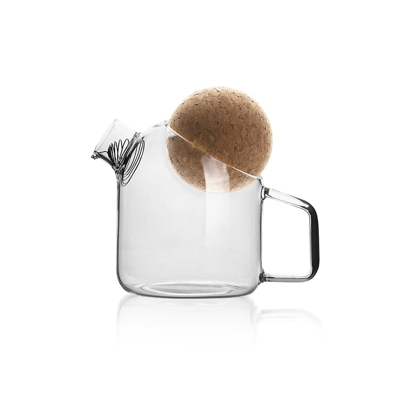 Borosilicate Glass Transparent Teapot by Faz