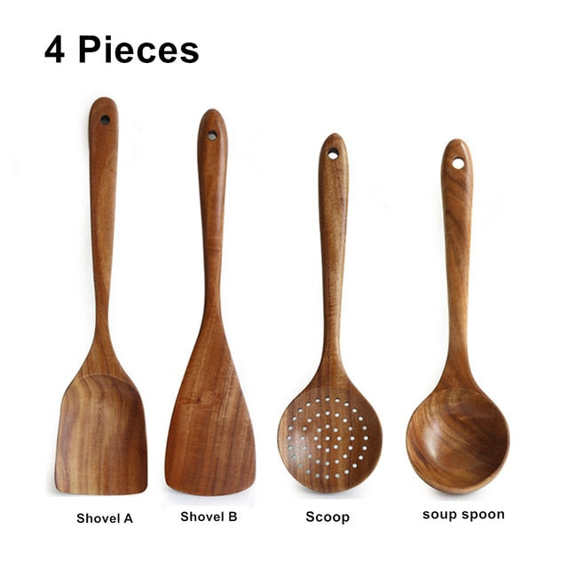 Eco-Friendly Wooden Cooking Utensils by Faz