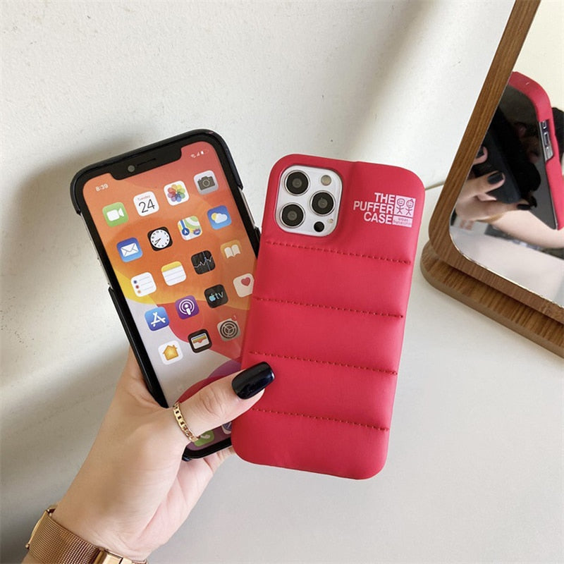 Down Puffer iPhone Case by White Market