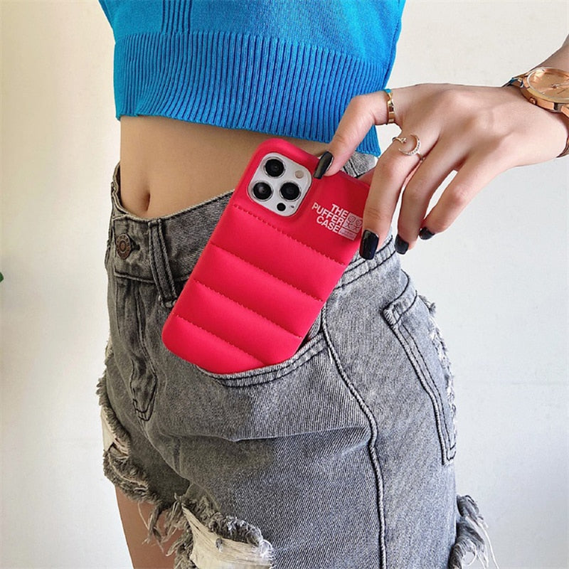 Down Puffer iPhone Case by White Market
